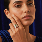Mosaic Cluster Statement Ring